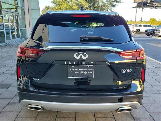 new 2025 INFINITI QX50 car, priced at $49,270