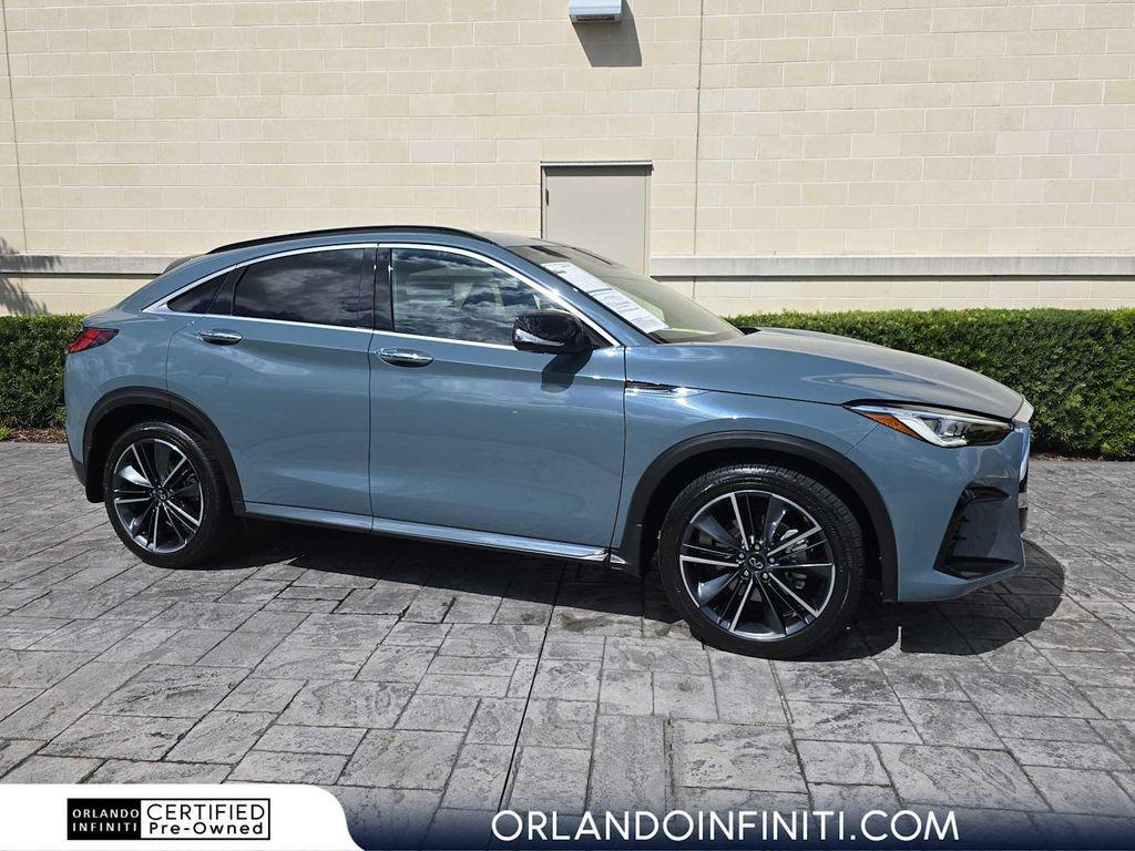 used 2025 INFINITI QX55 car, priced at $43,900