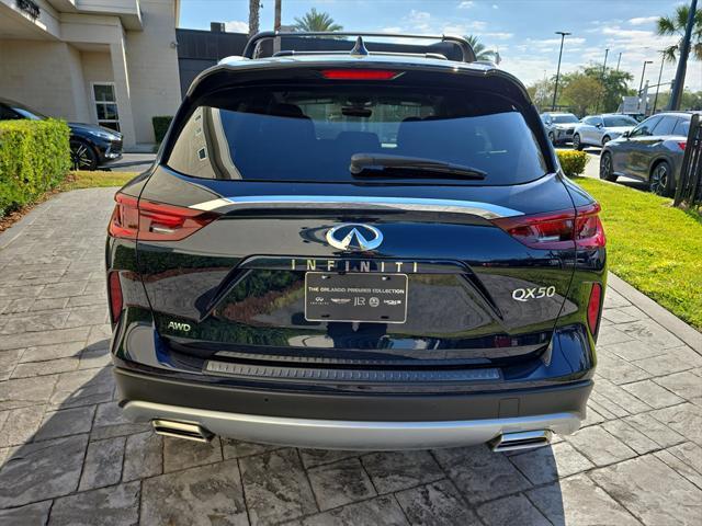 new 2025 INFINITI QX50 car, priced at $47,917
