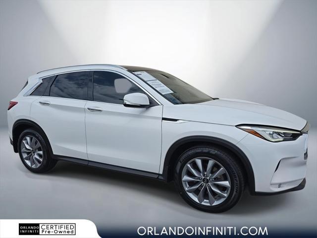 used 2021 INFINITI QX50 car, priced at $27,880