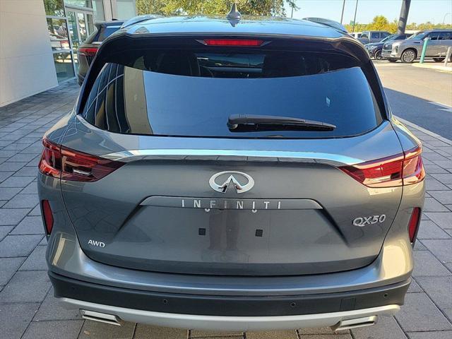 new 2025 INFINITI QX50 car, priced at $50,645