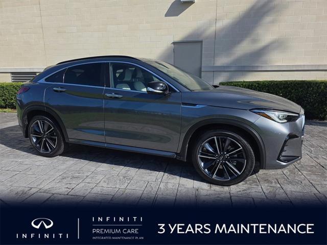 new 2025 INFINITI QX55 car, priced at $61,340