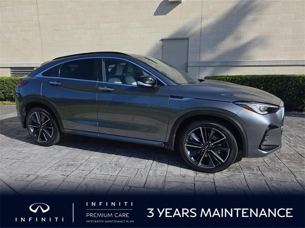 new 2025 INFINITI QX55 car, priced at $61,340