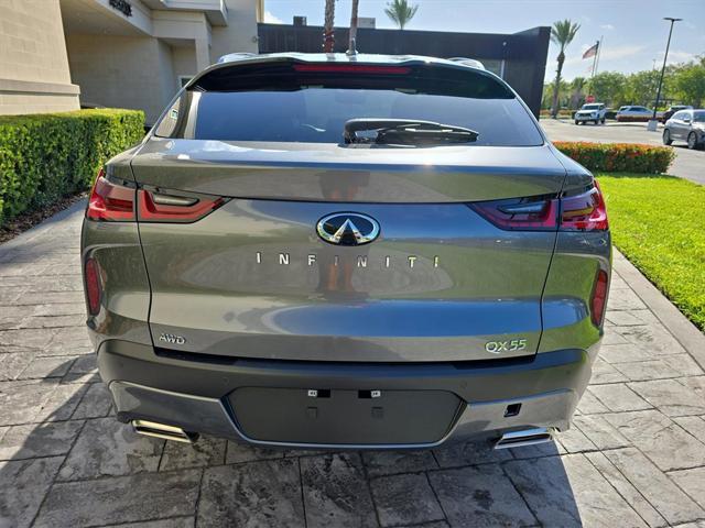 new 2025 INFINITI QX55 car, priced at $61,340