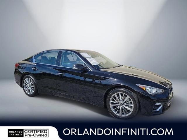 used 2022 INFINITI Q50 car, priced at $32,000