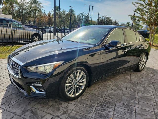 used 2022 INFINITI Q50 car, priced at $32,000