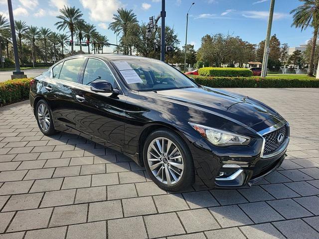 used 2024 INFINITI Q50 car, priced at $34,859