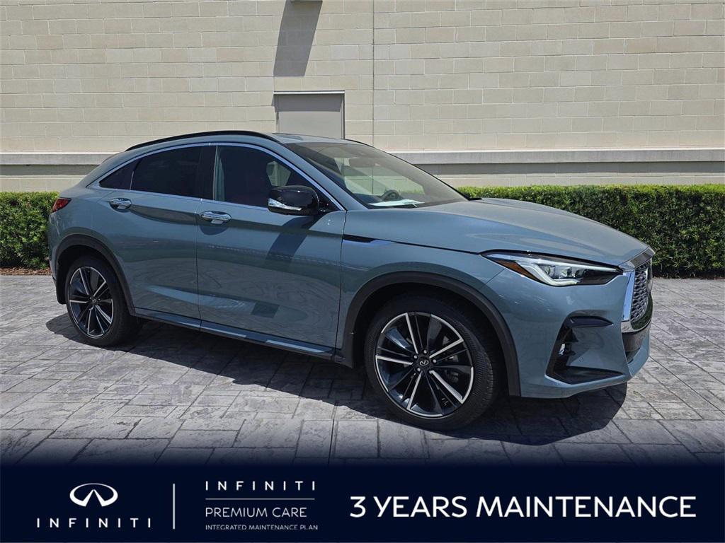 new 2025 INFINITI QX55 car, priced at $59,574