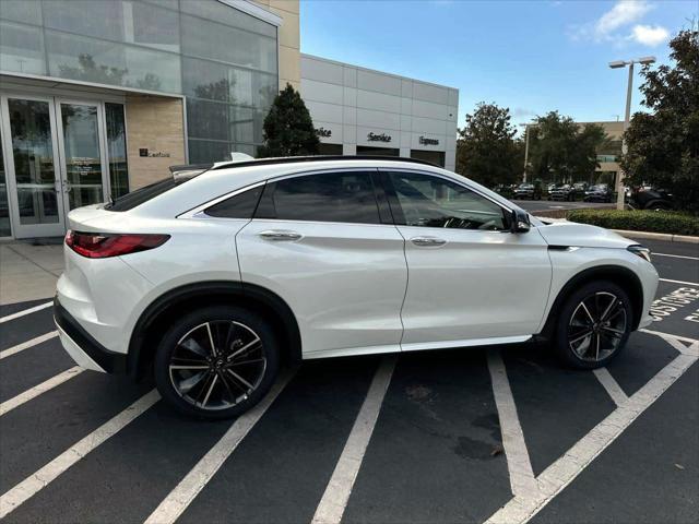 new 2025 INFINITI QX55 car, priced at $53,650