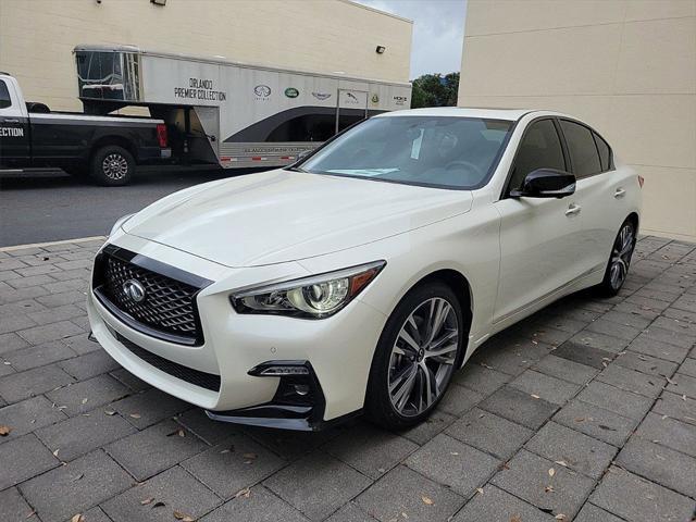 new 2024 INFINITI Q50 car, priced at $53,203