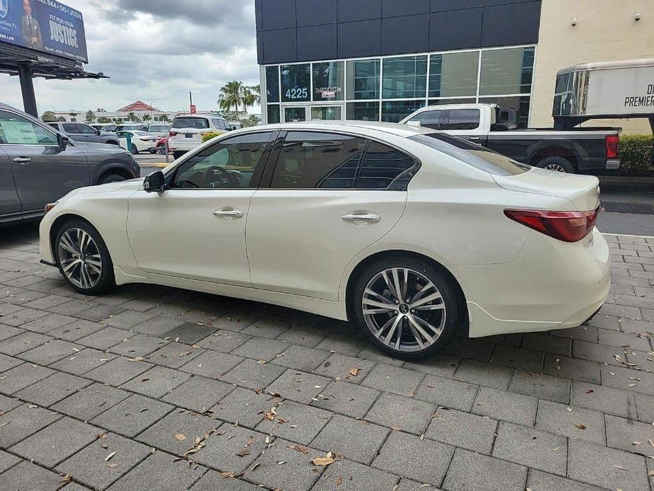 new 2024 INFINITI Q50 car, priced at $53,203