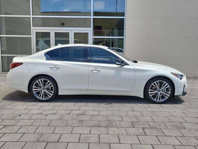 new 2024 INFINITI Q50 car, priced at $52,730