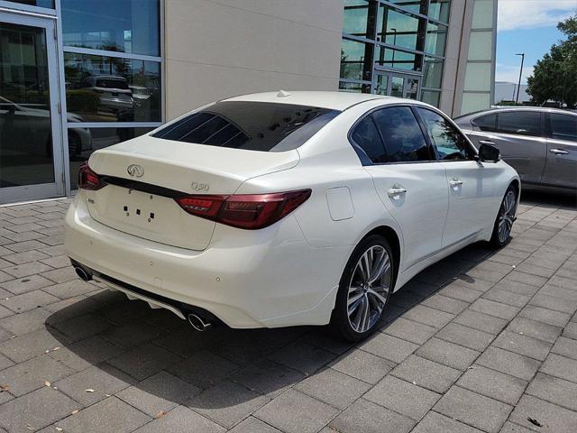 new 2024 INFINITI Q50 car, priced at $52,730