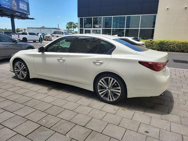 new 2024 INFINITI Q50 car, priced at $52,730