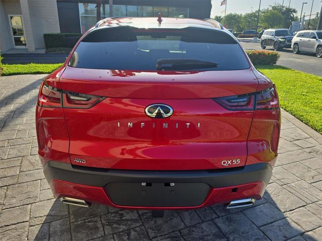 new 2025 INFINITI QX55 car, priced at $63,155