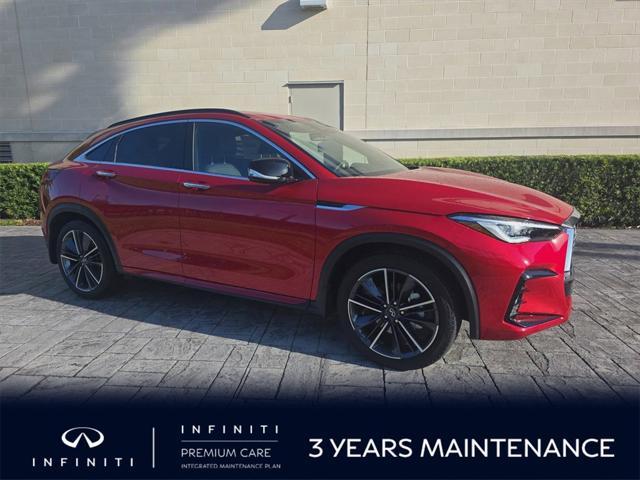 new 2025 INFINITI QX55 car, priced at $63,155