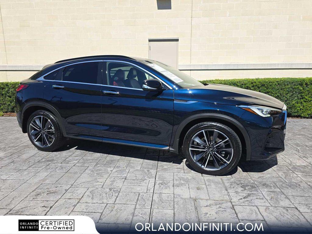 used 2025 INFINITI QX55 car, priced at $43,900