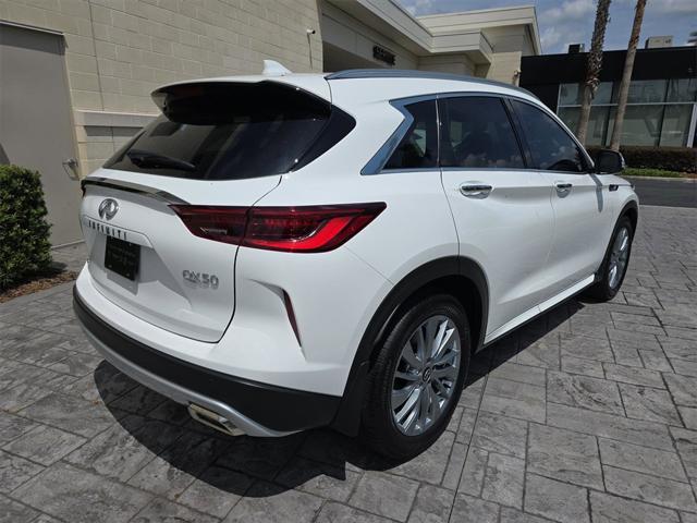 new 2025 INFINITI QX50 car, priced at $47,318