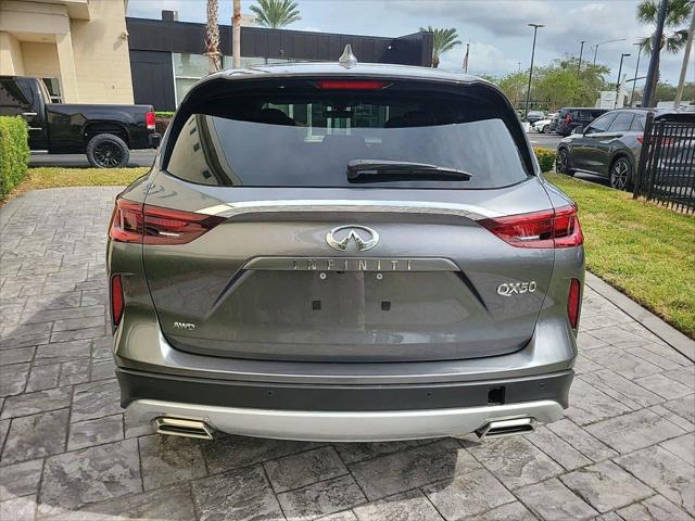 new 2025 INFINITI QX50 car, priced at $44,585