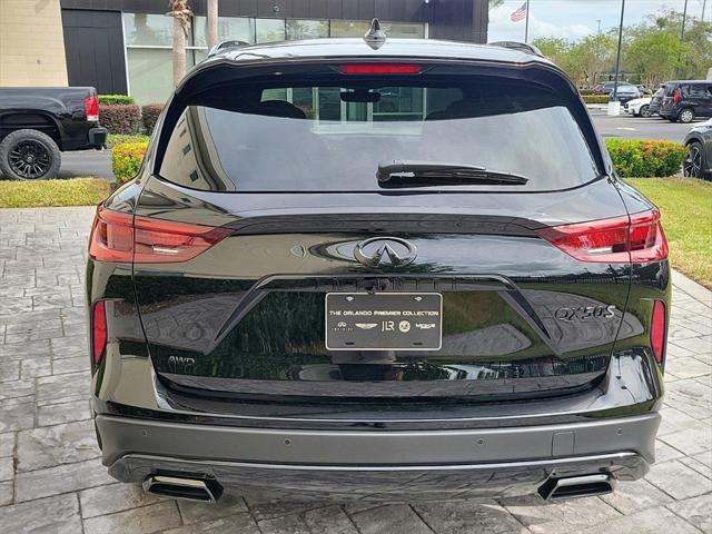 new 2025 INFINITI QX50 car, priced at $53,270