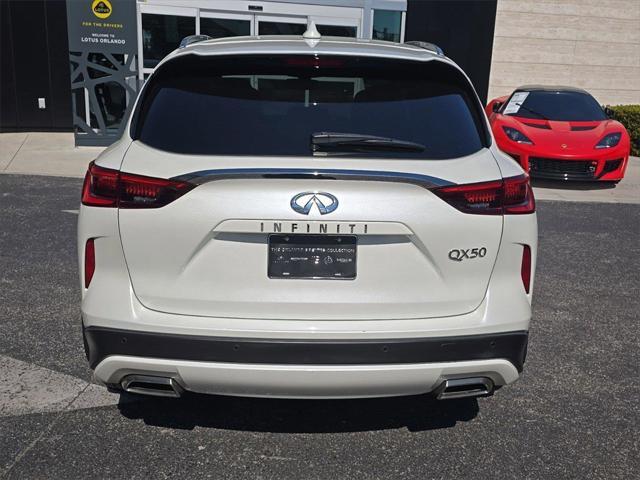 used 2021 INFINITI QX50 car, priced at $27,400