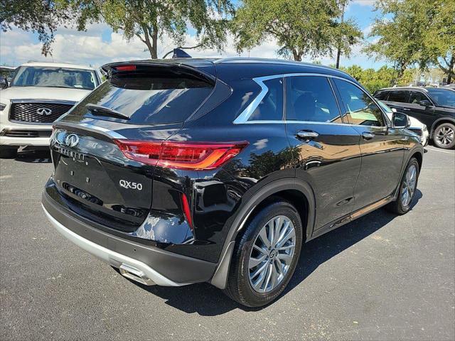 new 2025 INFINITI QX50 car, priced at $48,370