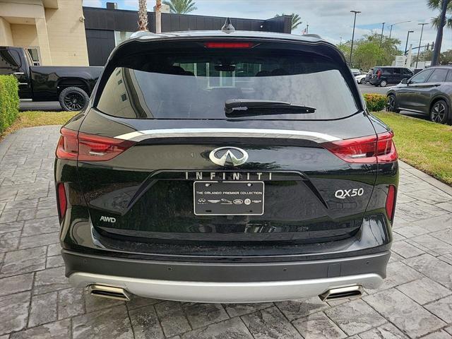 new 2025 INFINITI QX50 car, priced at $49,270