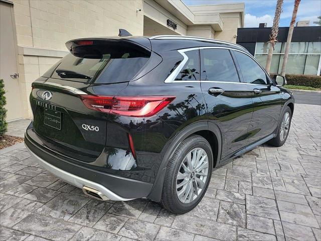 new 2025 INFINITI QX50 car, priced at $49,270