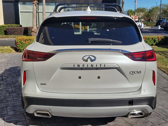 new 2025 INFINITI QX50 car, priced at $50,570