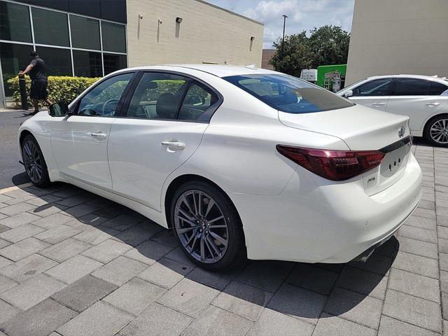 new 2024 INFINITI Q50 car, priced at $60,432