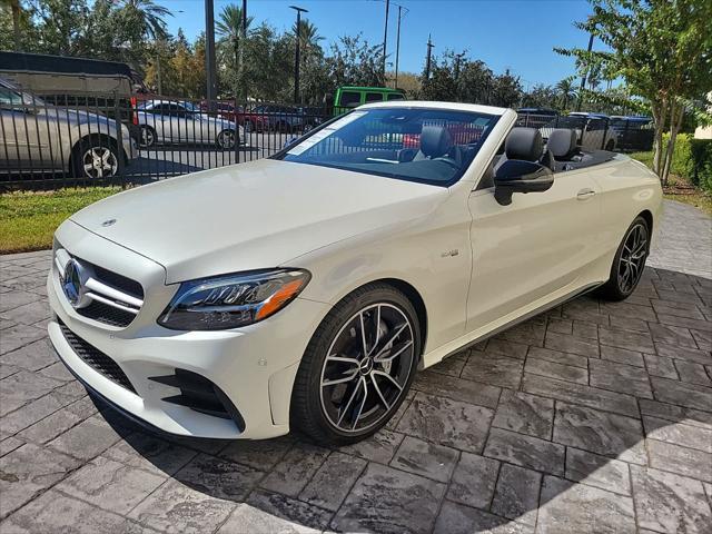 used 2022 Mercedes-Benz AMG C 43 car, priced at $58,698