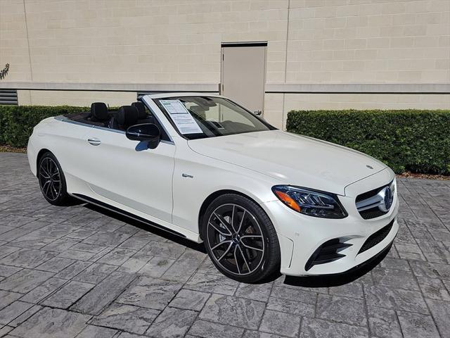 used 2022 Mercedes-Benz AMG C 43 car, priced at $54,780