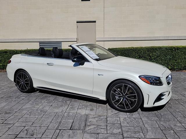 used 2022 Mercedes-Benz AMG C 43 car, priced at $54,780