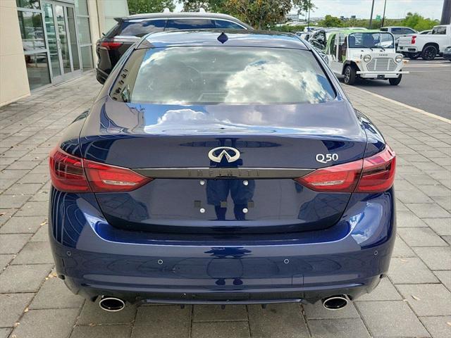 new 2024 INFINITI Q50 car, priced at $50,790