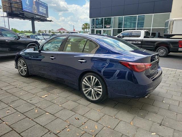 new 2024 INFINITI Q50 car, priced at $50,790