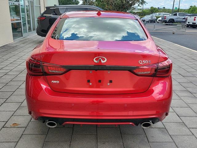 new 2024 INFINITI Q50 car, priced at $60,627