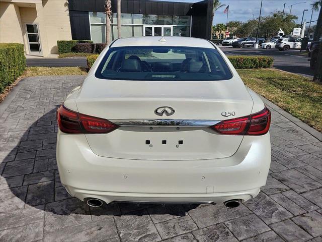 used 2024 INFINITI Q50 car, priced at $35,600