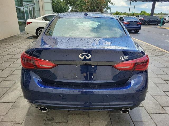 new 2024 INFINITI Q50 car, priced at $50,840