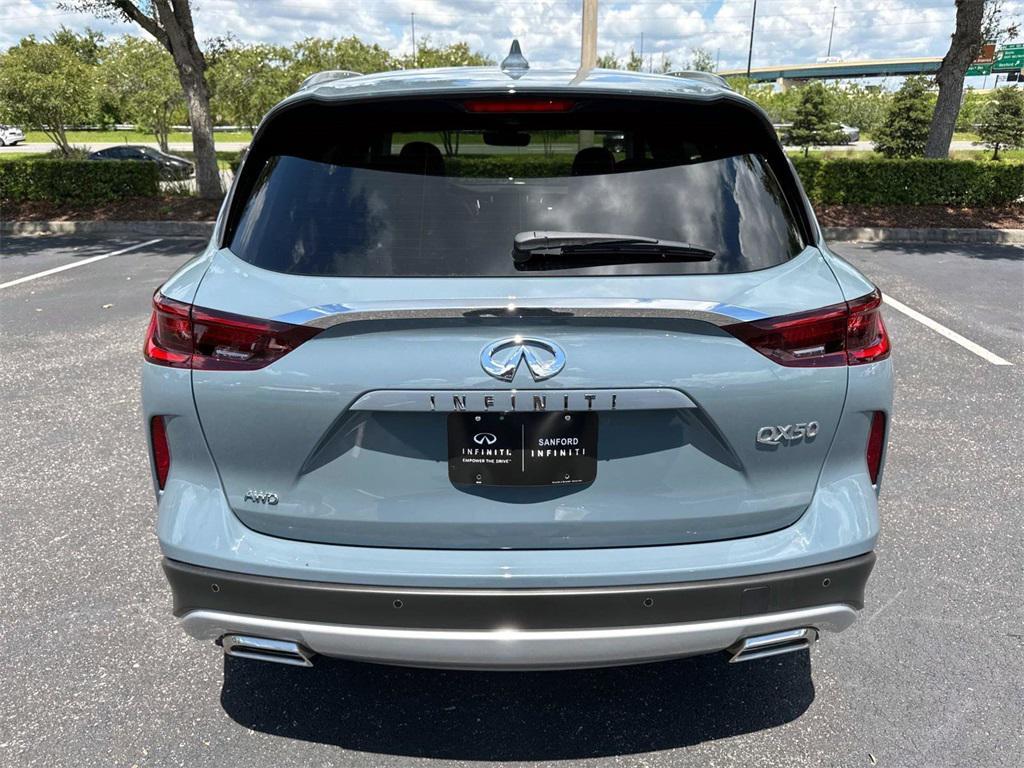 new 2025 INFINITI QX50 car, priced at $49,965