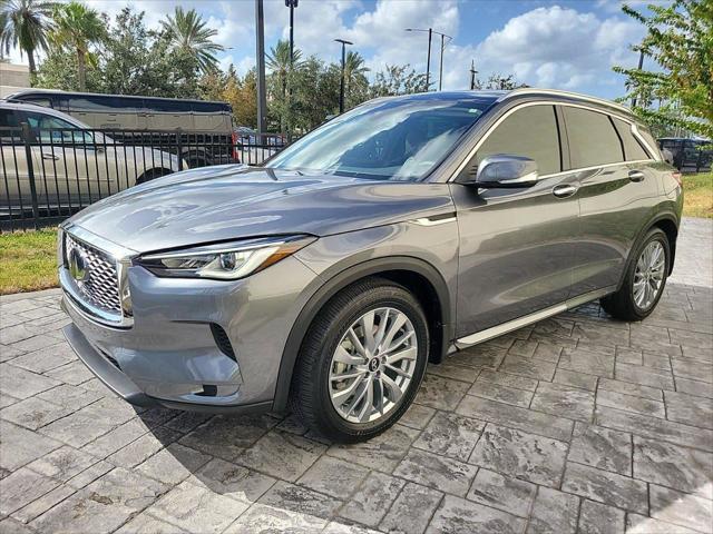 new 2025 INFINITI QX50 car, priced at $49,555