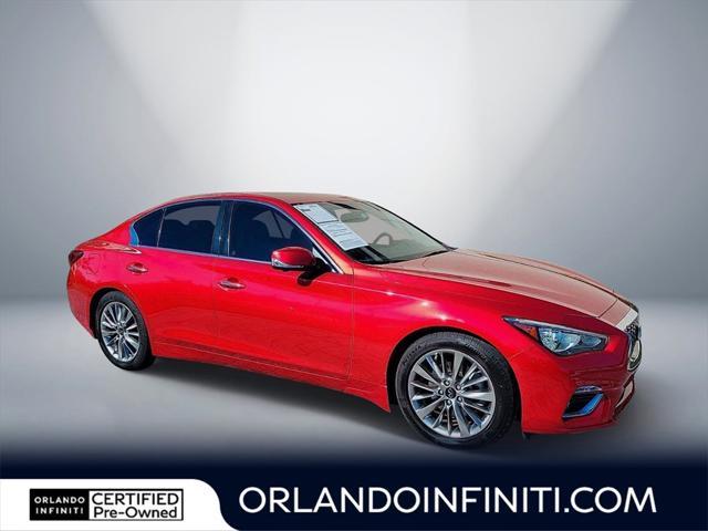 used 2021 INFINITI Q50 car, priced at $28,888