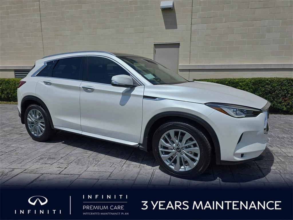 new 2025 INFINITI QX50 car, priced at $47,318