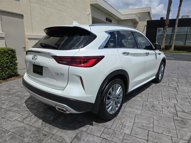 new 2025 INFINITI QX50 car, priced at $47,318