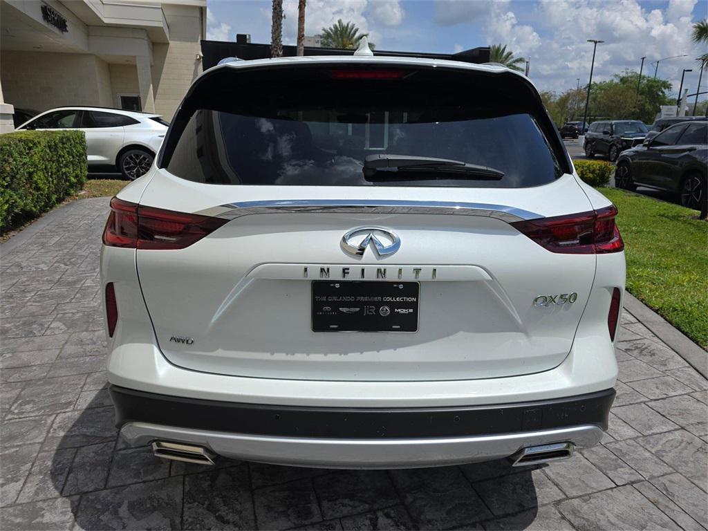 new 2025 INFINITI QX50 car, priced at $47,318