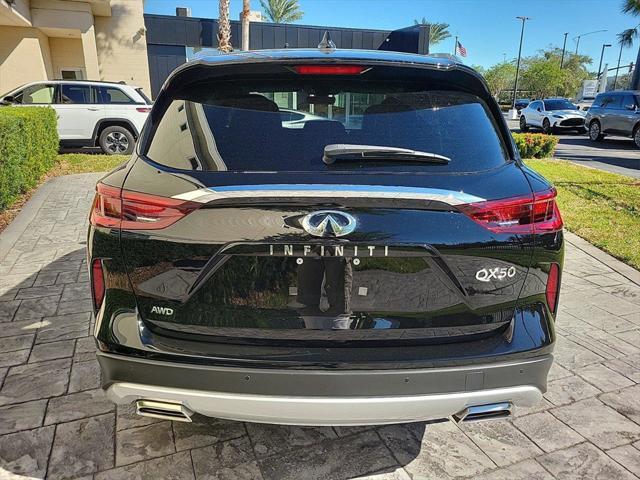 new 2025 INFINITI QX50 car, priced at $49,270