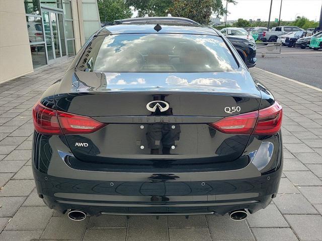 new 2024 INFINITI Q50 car, priced at $52,547