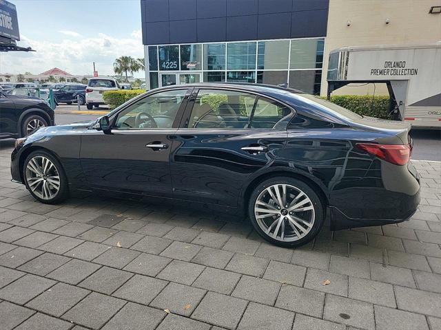 new 2024 INFINITI Q50 car, priced at $52,547