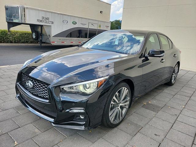 new 2024 INFINITI Q50 car, priced at $52,547