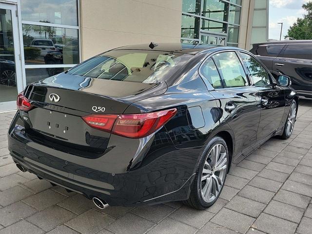 new 2024 INFINITI Q50 car, priced at $52,547