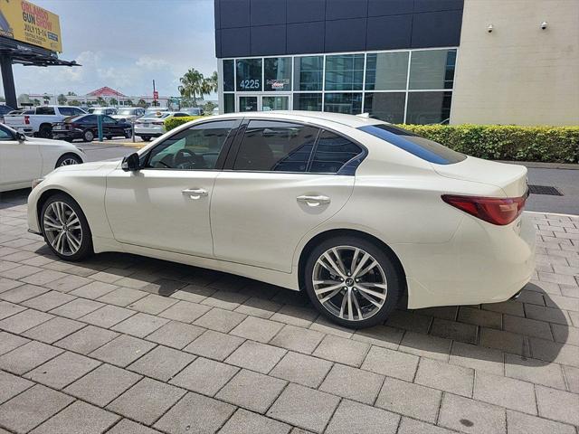 new 2024 INFINITI Q50 car, priced at $52,730